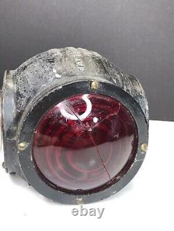 WRRS Co Type 1870 Electric Switch Lamp 4 Way Railroad Red White PC 1870-1