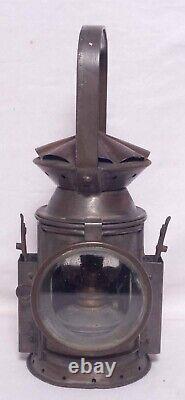 WW2 Railway Shunters/Guards 3 colour oil lamp -unused/surplus 1945 Broad Arrow