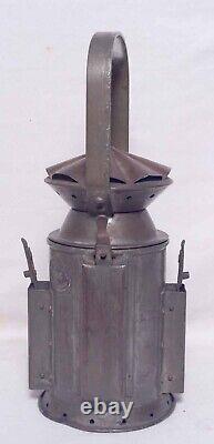 WW2 Railway Shunters/Guards 3 colour oil lamp -unused/surplus 1945 Broad Arrow