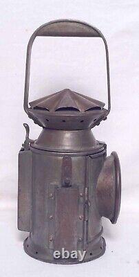 WW2 Railway Shunters/Guards 3 colour oil lamp -unused/surplus 1945 Broad Arrow