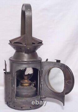 WW2 Railway Shunters/Guards 3 colour oil lamp -unused/surplus 1945 Broad Arrow