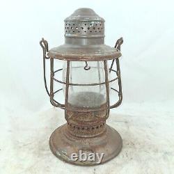 WWI Lantern KEYSTONEWARE NAVY Ship DECK Oil Lamp Original Railroad