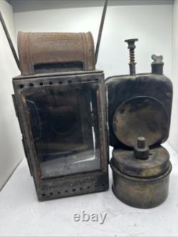 WWII Wupperdal German Railroad Signal Light Hand Lantern Train Railway Helmholtz