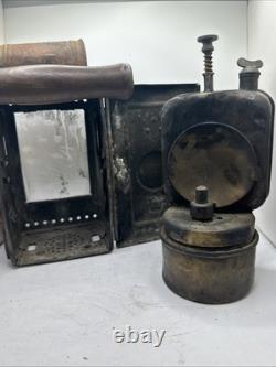 WWII Wupperdal German Railroad Signal Light Hand Lantern Train Railway Helmholtz