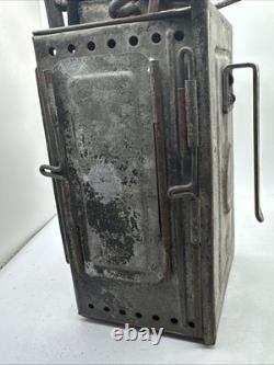 WWII Wupperdal German Railroad Signal Light Hand Lantern Train Railway Helmholtz