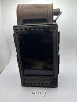 WWII Wupperdal German Railroad Signal Light Hand Lantern Train Railway Helmholtz