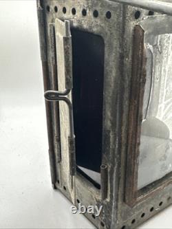 WWII Wupperdal German Railroad Signal Light Hand Lantern Train Railway Helmholtz