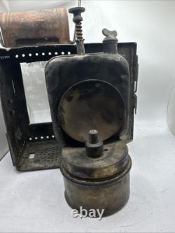 WWII Wupperdal German Railroad Signal Light Hand Lantern Train Railway Helmholtz