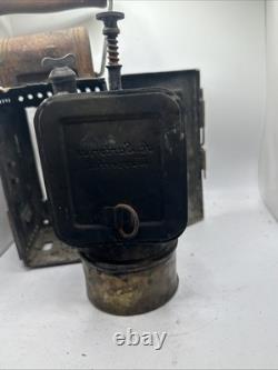 WWII Wupperdal German Railroad Signal Light Hand Lantern Train Railway Helmholtz
