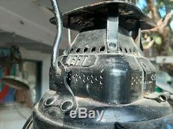 Western Pacific Railroad kerosene lantern antique with bracket
