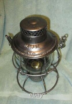 Wmry Western Maryland Railroad Lantern Tall Globe