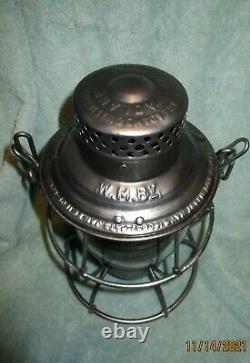 Wmry Western Maryland Railroad Lantern Tall Globe