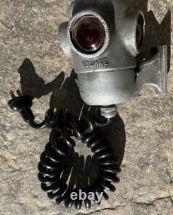 Working ADLAKE Railroad Train Caboose Lamp 4Way Signal Lantern Orange & Red RARE