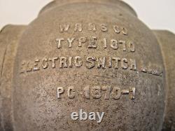 Wrrs Co Type 1870 Electric Switch Lamp Pc1870-1