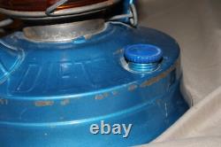 X2 Dietz Air Pilot No. 8 Amber Glass Globe Railroad Barn Oil Blue Lamp Lantern