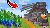 Zombies Vs The Safest Security Train Minecraft